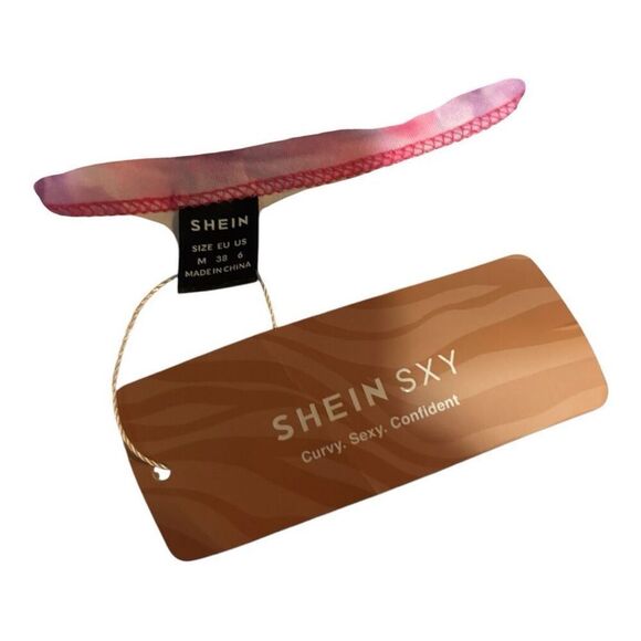 Shein Pink Tie Dye Dress Size 6 NWT - Picture 3 of 3